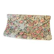 Load image into Gallery viewer, Oversized Vintage Floral Tapestry Clutch
