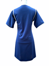 Load image into Gallery viewer, Vintage Mod Navy Zip Front Dress
