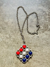 Load image into Gallery viewer, Sarah Coventry Red White and Blue Necklace
