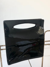 Load image into Gallery viewer, Vintage Black Patent Leather Palizzio New York Box bag
