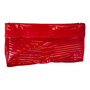 Vintage Red Oversized Clutch