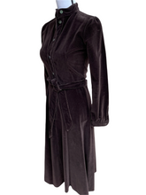 Load image into Gallery viewer, Laura Ashley Vintage 70s Velour Dress
