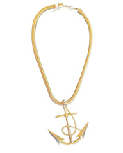 Load image into Gallery viewer, Vintage Anchor Necklace

