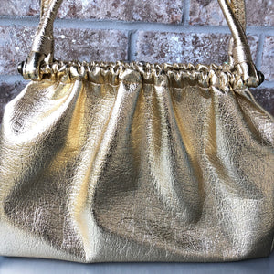 Metallic Gold Vintage 60s Handbag