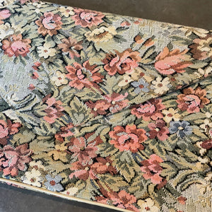 Oversized Vintage Floral Tapestry Clutch