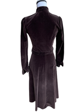 Load image into Gallery viewer, Laura Ashley Vintage 70s Velour Dress
