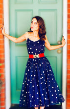 Load image into Gallery viewer, Vintage 50s Polka Dot Dress
